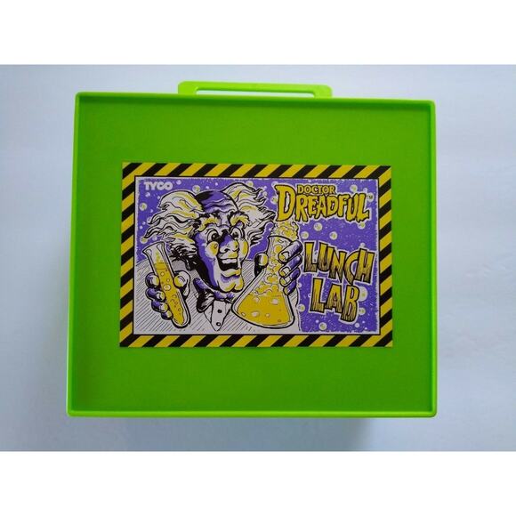 Doctor Dreadful LunchLab Lunch Box Mad Scientist Potions Cap'n Crunch Tyco Promo - Picture 2 of 11